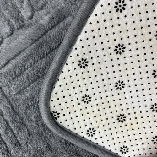 BowLift | Thick Striped Non-Slip Bath Mat with Soft and Absorbent Capability