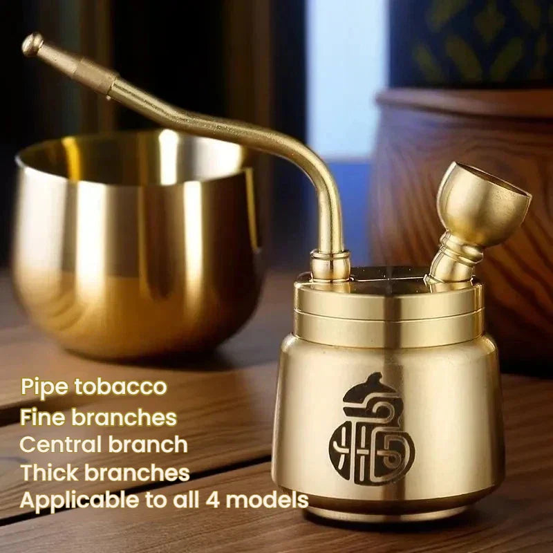 Artisan Brass Pipe Aromatherapy Incense Burner | Bowlift