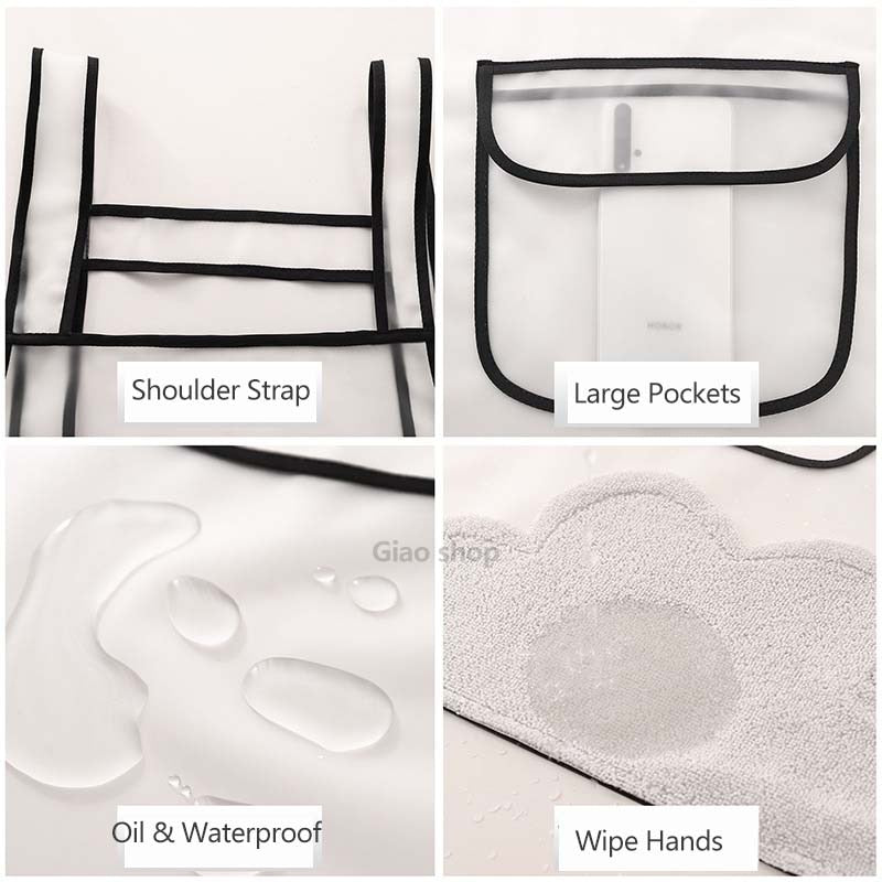 BowLift | Transparent Waterproof Kitchen Apron