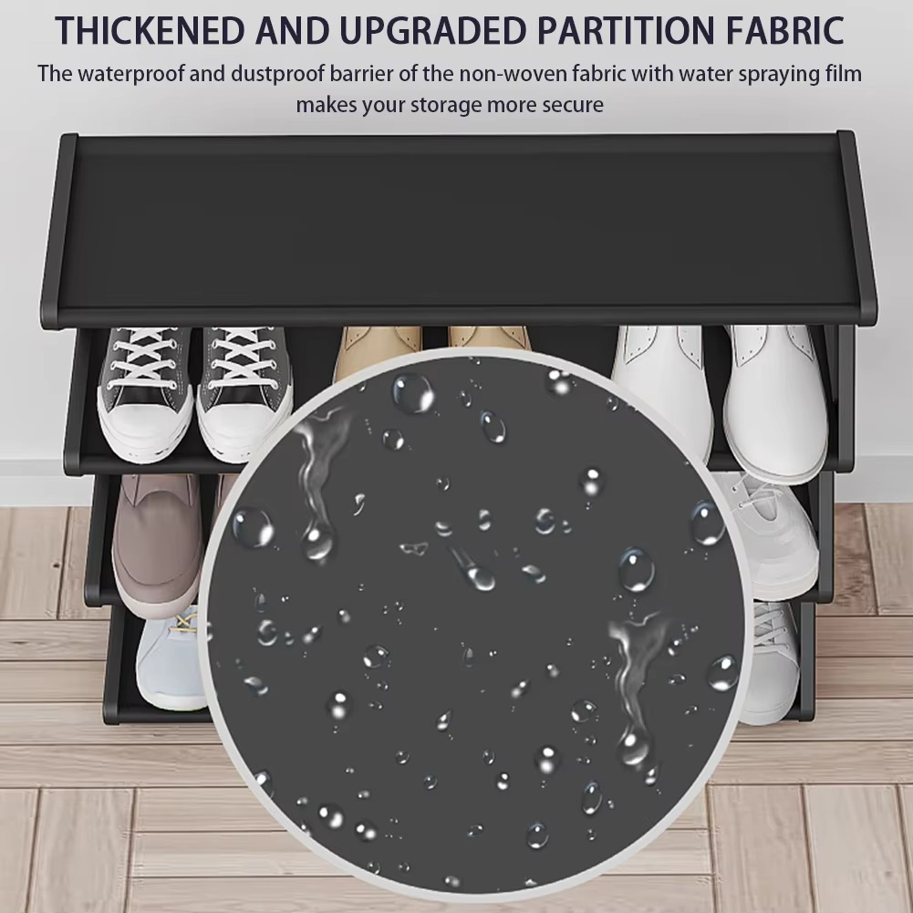 BowLift | Compact 4-Tier Bedroom Shoe Organizer