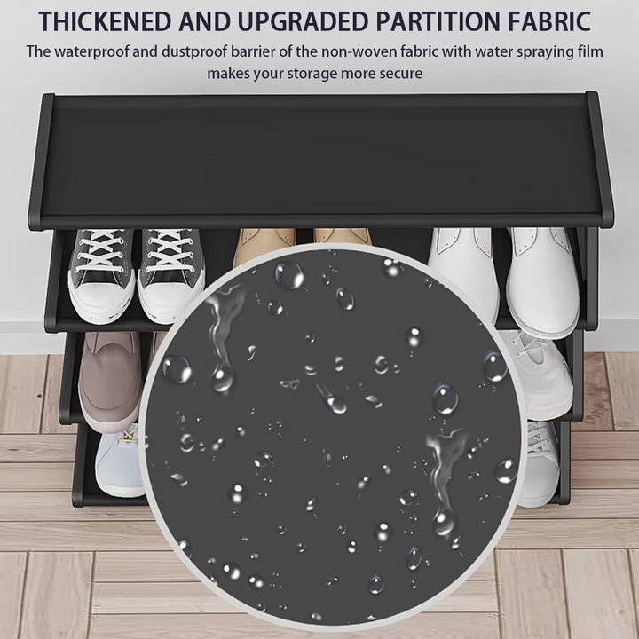 BowLift | Compact 4-Tier Bedroom Shoe Organizer