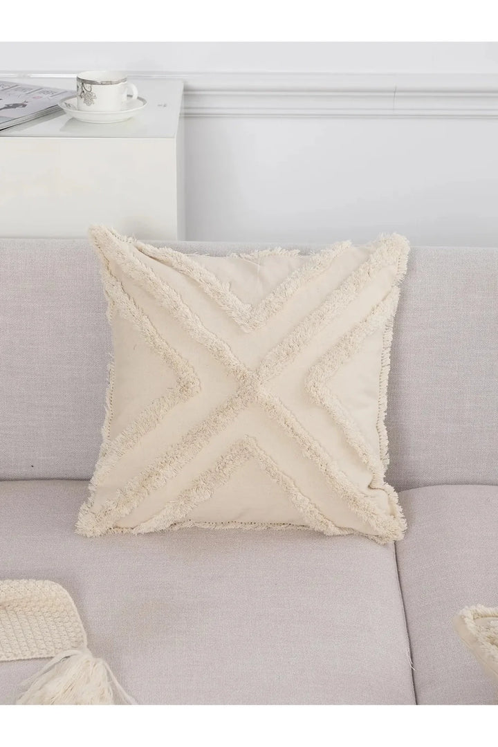 tufted Bohemian pillow cover | Bowlift