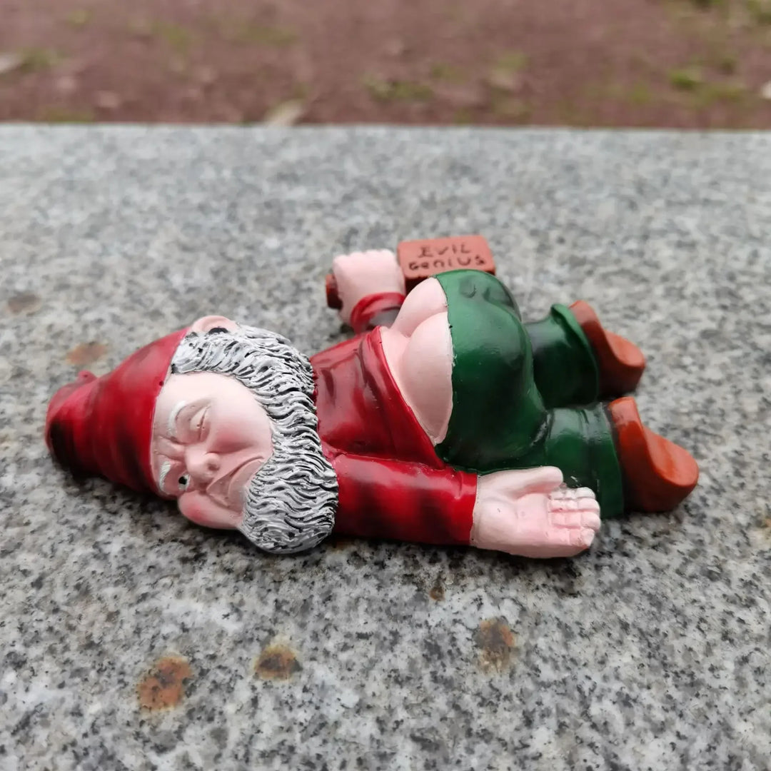 BowLift | Hilarious Drunken Garden Gnome made of Weatherproof Resin for Indoor and Outdoor