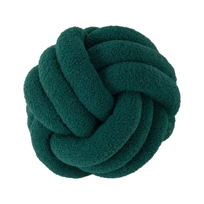 Boucle Rope Knot Ball Cushion | Bowlift