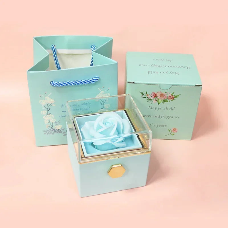 BowLift | Eternal Rose Spin Display Jewelry Box