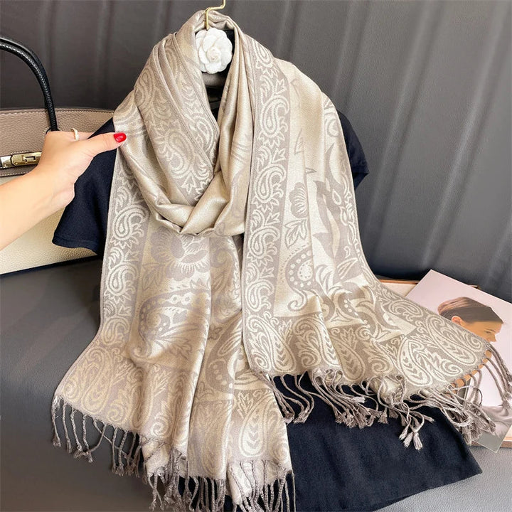 BowLift | Élégancea | Women's Scarf | Cashmere Feel | 70 × 190 cm | Luxury Print & Warm