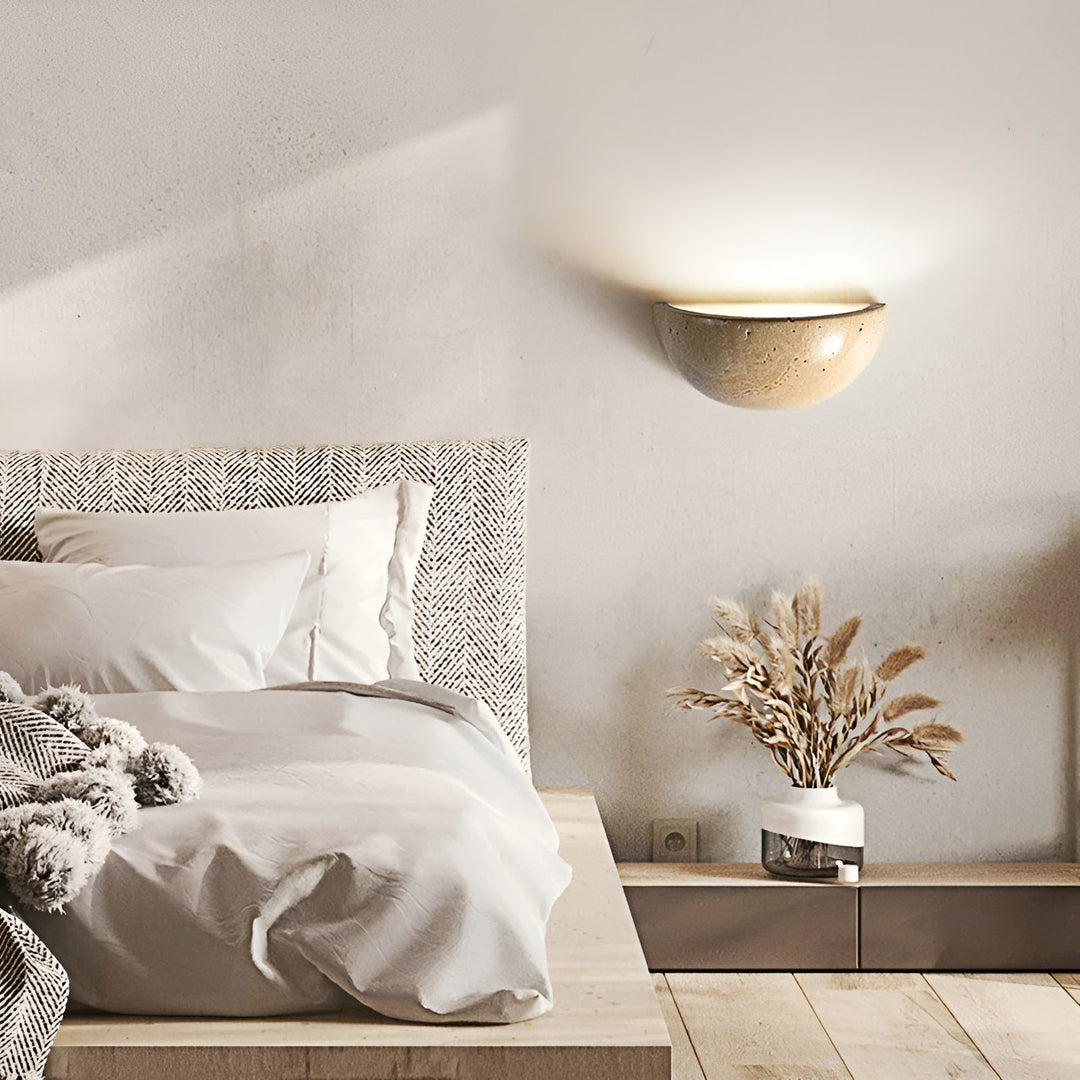BowLift | Elegant Wabi-Sabi LED Wall Lighting – Korzito Wall Lamp