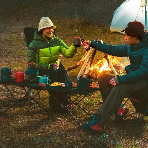 BowLift | OutdoorFlex Camping table | Compact & Foldable | Light & Robust | For Adventures in the Outdoors