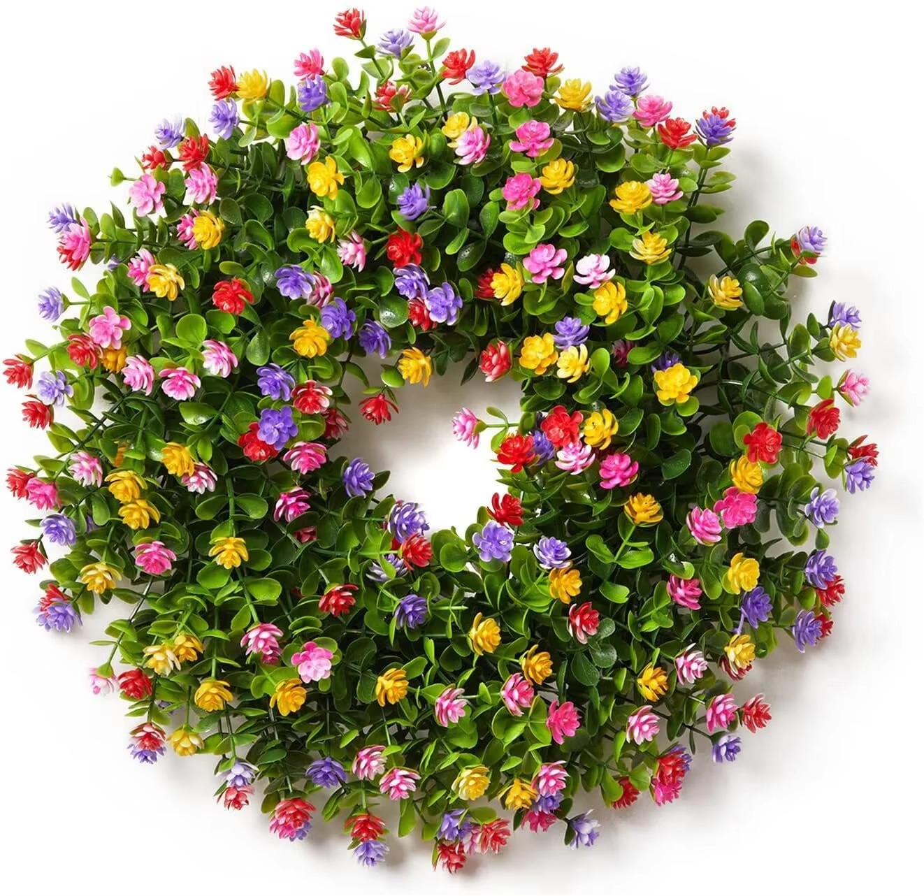 BowLift | Artificial Floral Wreath for Front Door, Window, and Seasonal Home Decor