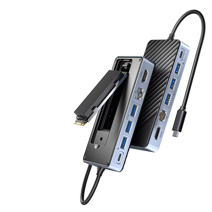 BowLift | Ultimate USB-C Laptop Docking Station with Integrated SSD Enclosure