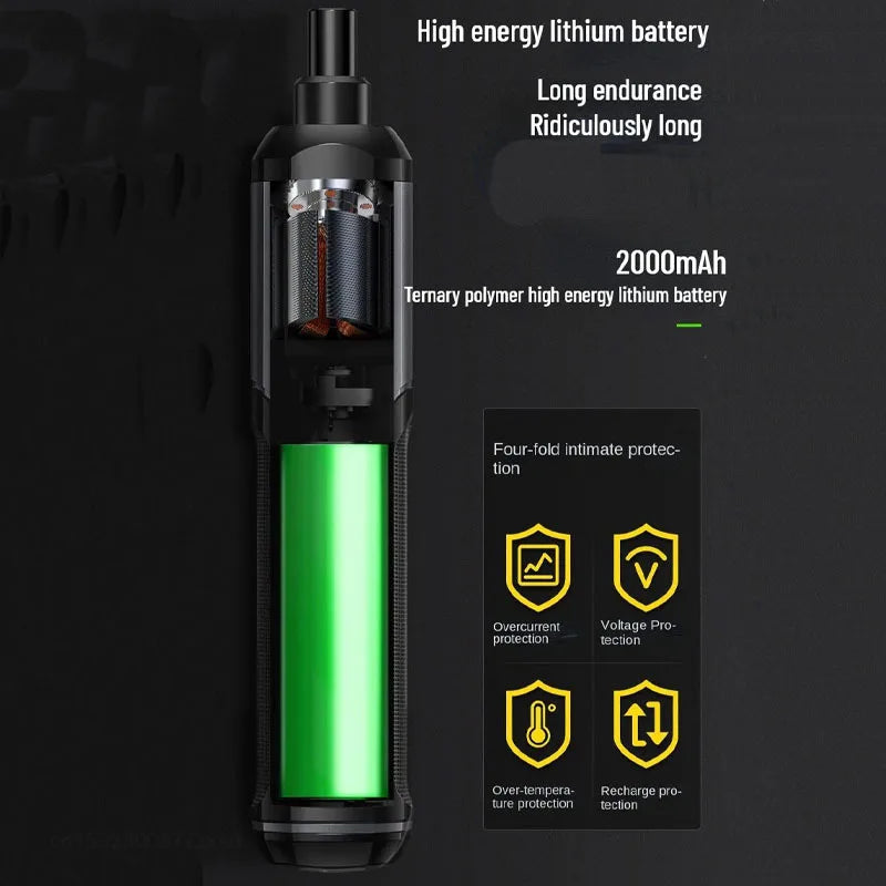 BowLift | Mini Cordless Rechargeable Electrical Screwdriver Drill Tool Set
