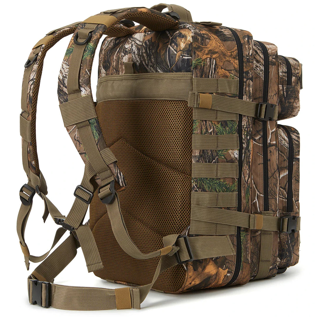 BowLift | TACTICO45 45 L Outdoor Rucksack | Molle-System | 3-Day Capacity | Robust & Multifunctional – Black/Khaki/Olive