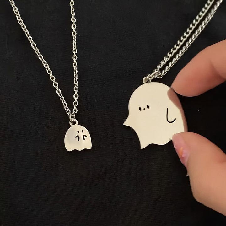BowLift | Cute Little Ghost Couple Necklace