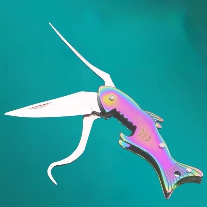 BowLift | Sharp Shark Multifunctional Toothpick Knife Keychain