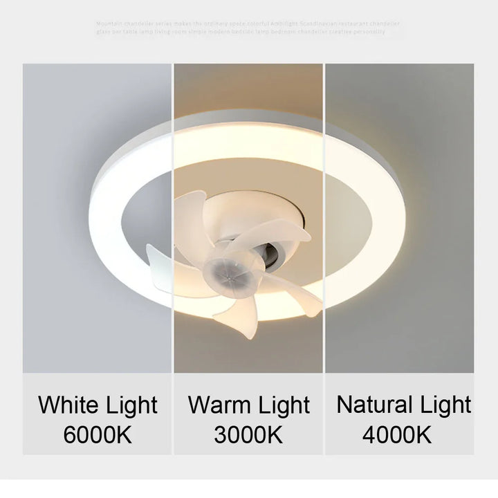 BowLift | 2 in 1 Swivel Fan LED Lamp