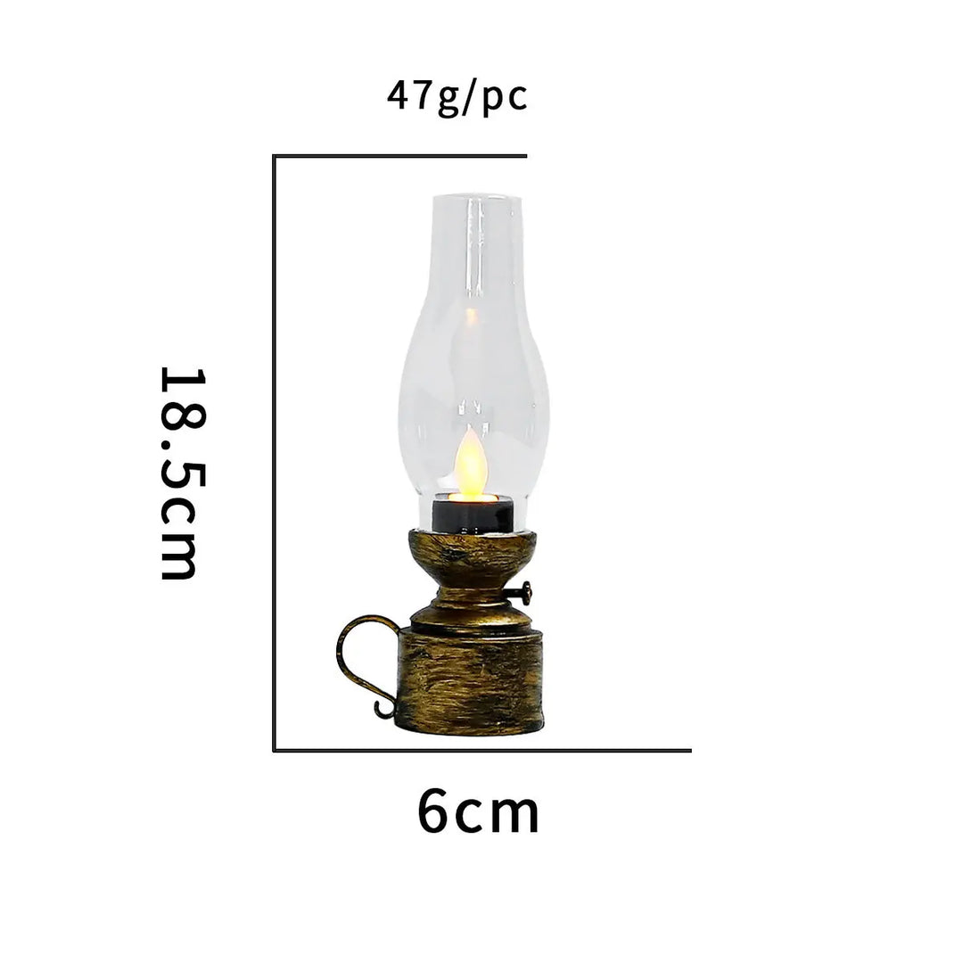 Vintage Lamp – Retro Design with warm LED light for living room or dining room | Bowlift