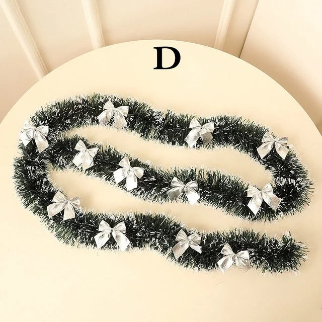 Christmas garland – Snow-flocked decor for indoor and outdoor decoration | Bowlift
