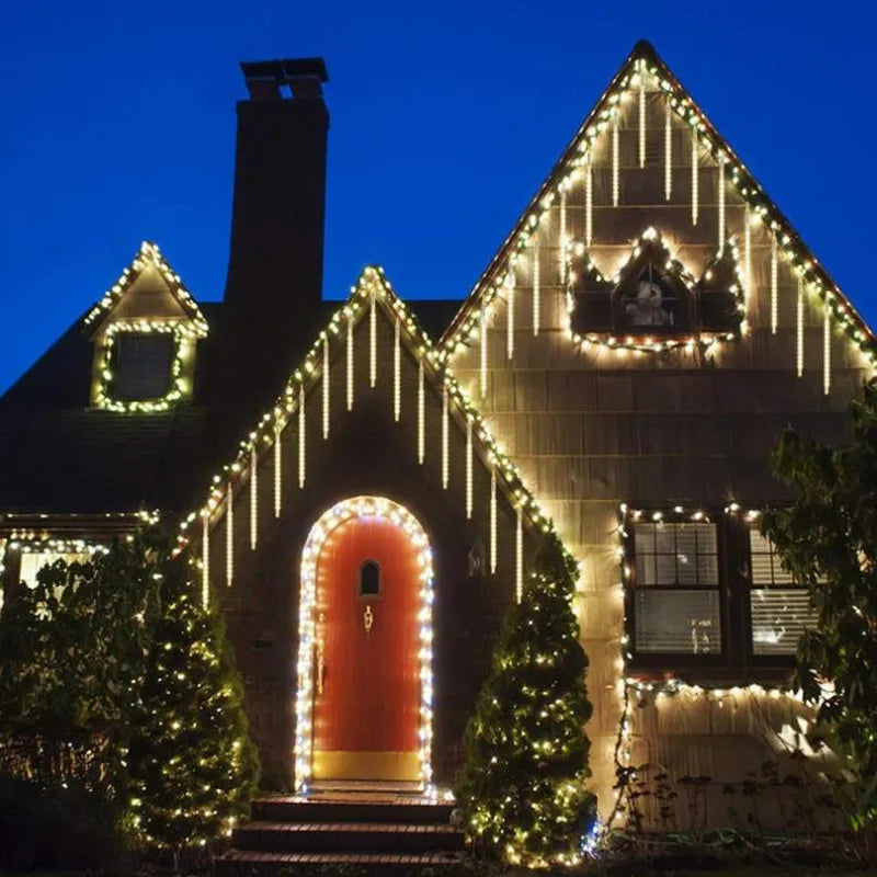Magical Light Rain String – Enchanting Lighting for Holidays | Bowlift
