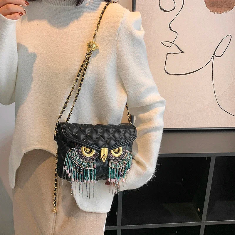 BowLift | Night Owl Glitter Shoulder Bag