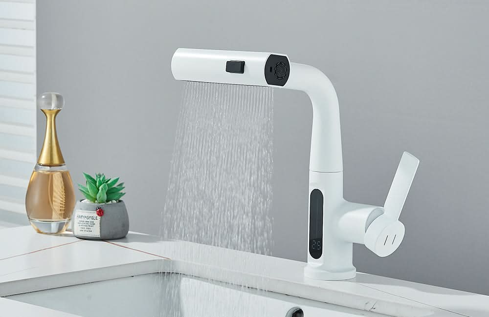 BowLift | LUXOR - Modern digital washbasin tap