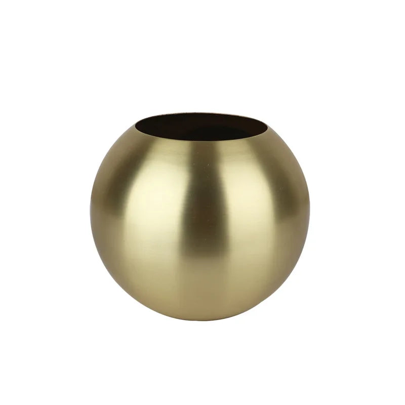 BowLift | Stainless Steel Vase in Nordic Style Desktop Flower Pot BeFlower Pots Gold Black Rose Gold Classic Home Decoration