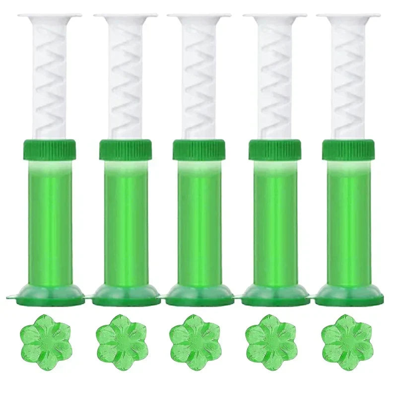 BowLift | BloomFresh WC-Gel Flowers | Fragrance Gel for Toilet & Urinal | Cleansing, Antibacterial & Decorative | 12 Flowers per Stick