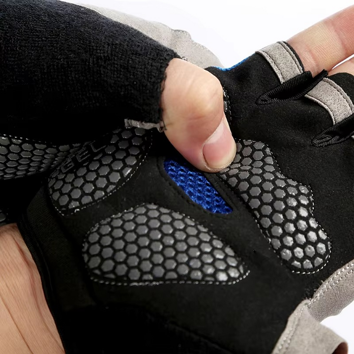 BowLift | Breathable Anti Slip Shock Absorbing Half Finger Cycling Gloves