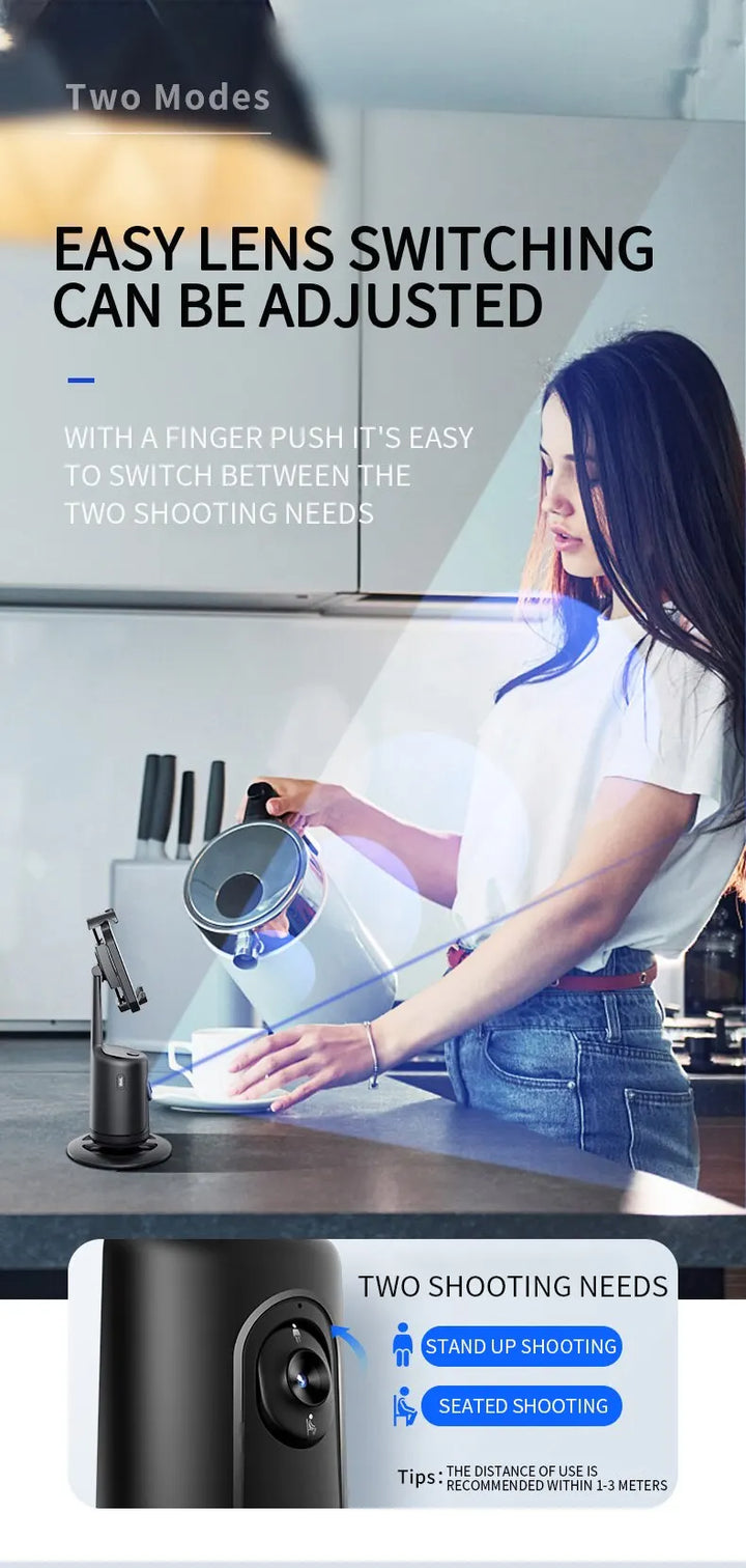 BowLift | Smart Face Recognition Auto Tracking Phone Holder