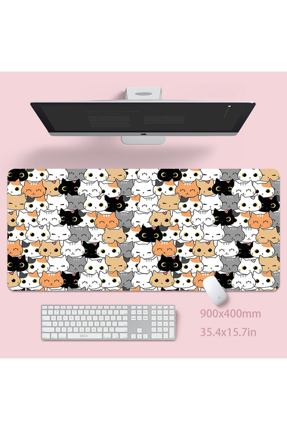 Cat large desk mat | Bowlift