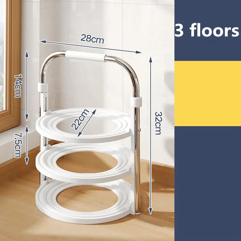 BowLift | Stack Ease Compact Kitchen Organizer Rack