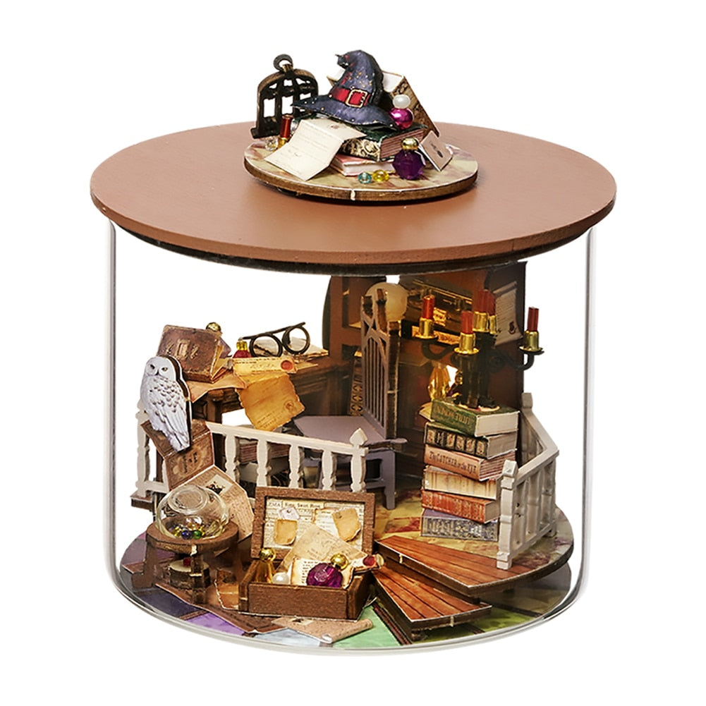 BowLift | Mini Mansion Wooden Furnished Doll House
