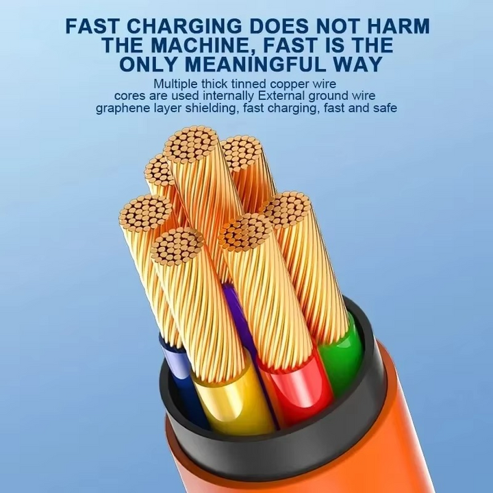 BowLift | Ultra-Durable 180° Rotating USB-C Fast Charger Cable for Gaming Phones