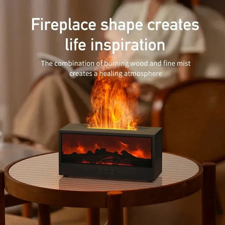 Fireplace Flame Mist Humidifier | Bowlift