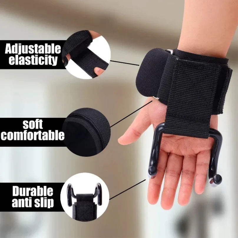 BowLift | Non-Slip Gym Support Weight Lifting Hook