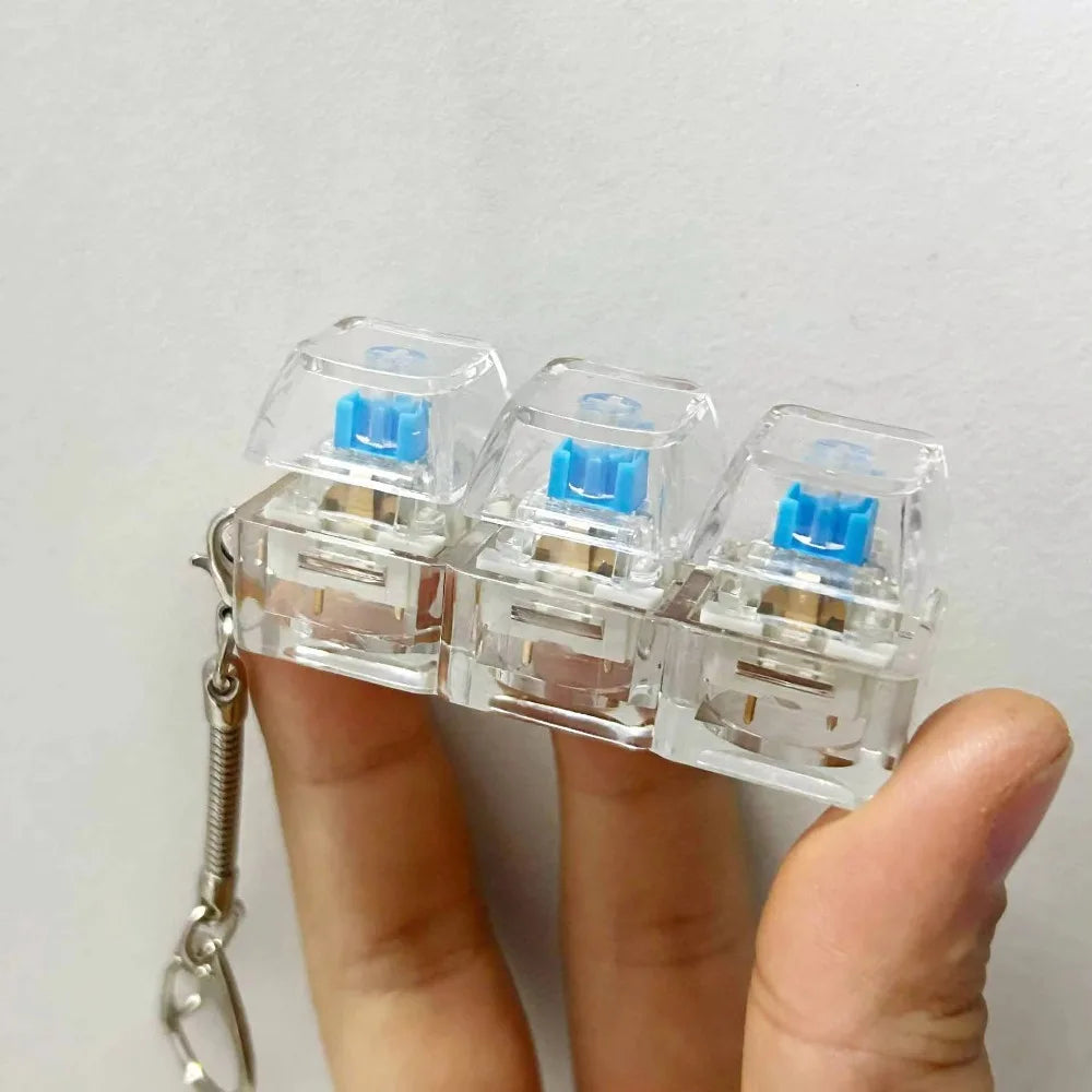BowLift | Mechanical Cube Click Fidget Keychain