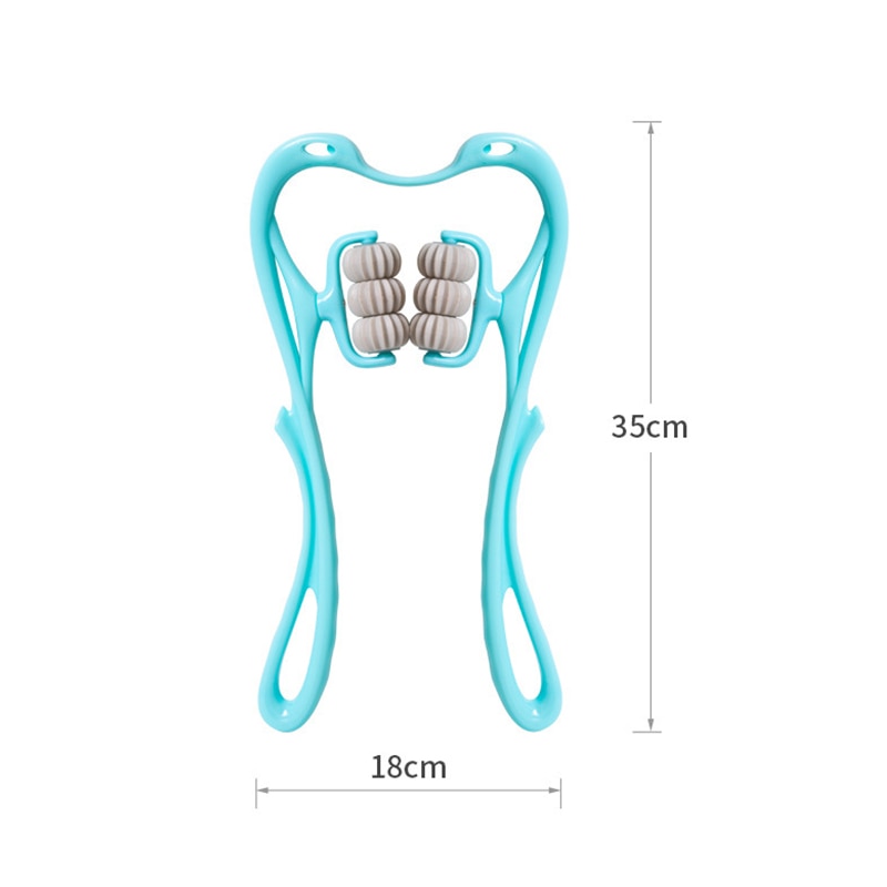 BowLift | Adjustable Six-Wheel Neck Therapy Massager Roller