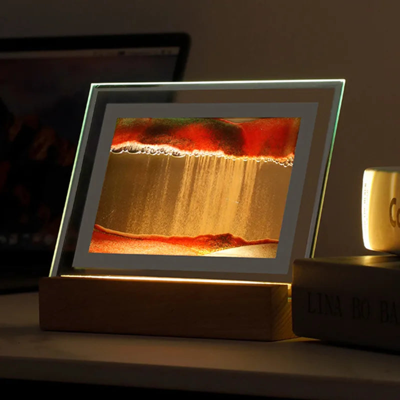 BowLift | Sand Art LED Quicksand Artistic Table Lamp