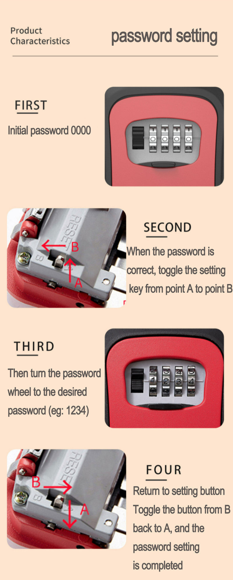 BowLift | Portable Password Key Storage Box