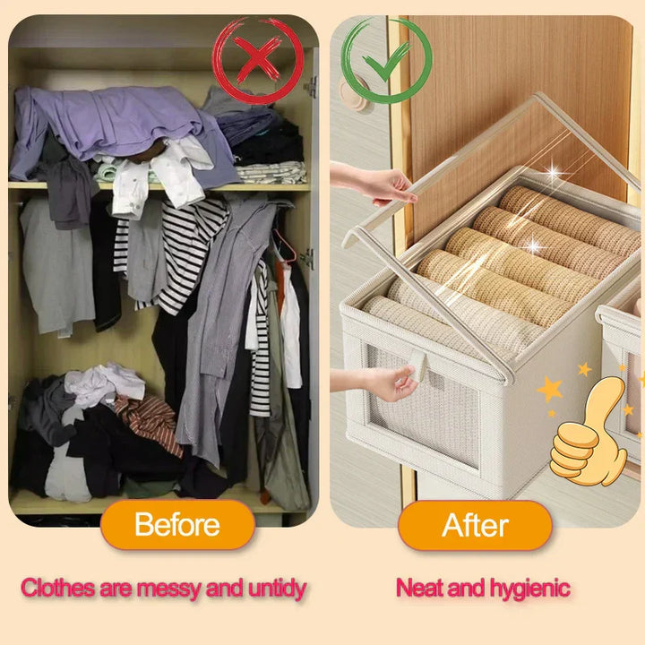 BowLift | Neatvero Storage Box | Foldable & Washable | Breathable & Stable | For Socks & Underwear