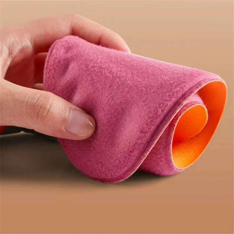 BowLift | Thermostep Self-Heating Insoles | Thermo Insoles with Memory Foam | Constant Heat | For Women & Men | Red / Yellow