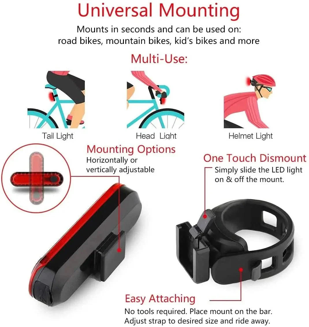 BowLift | RearSafe – USB Rechargeable Bicycle Rear Light for Maximum Safety