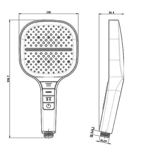 BowLift | Water Saving Time Adjustable Shower Head