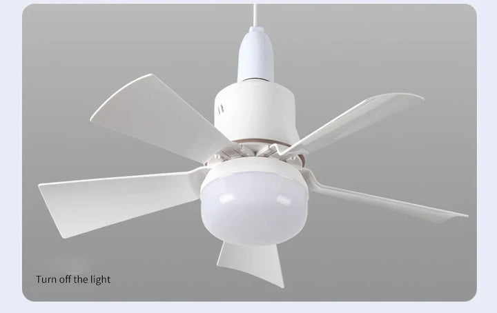 30W E27 Ceiling Fan Light with Remote - LED Dimming Function, Intelligent Silent Fan for Bedroom & Living Room | Bowlift