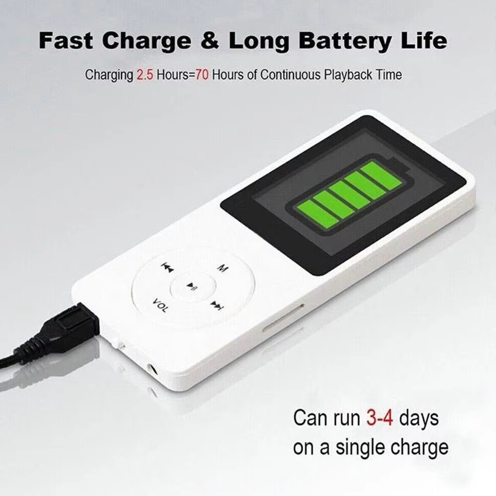 BowLift | High-Fidelity Portable Bluetooth MP3/MP4 Player with 1.8" Screen and Multi-Function Capability