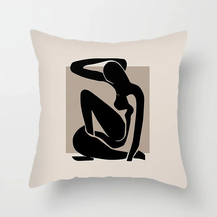Modern Art Abstract Pattern Decorative Cushion Covers Creative Line Sofa Chair Pillowcases Throw Pillow Case Home Office Decor | Bowlift