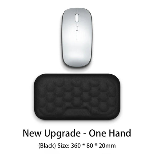 BowLift | SilentaPad Wrist Rest | Ergonomic Mouse Pad with Memory Foam & Massage Area | For PC, Laptop & Gaming