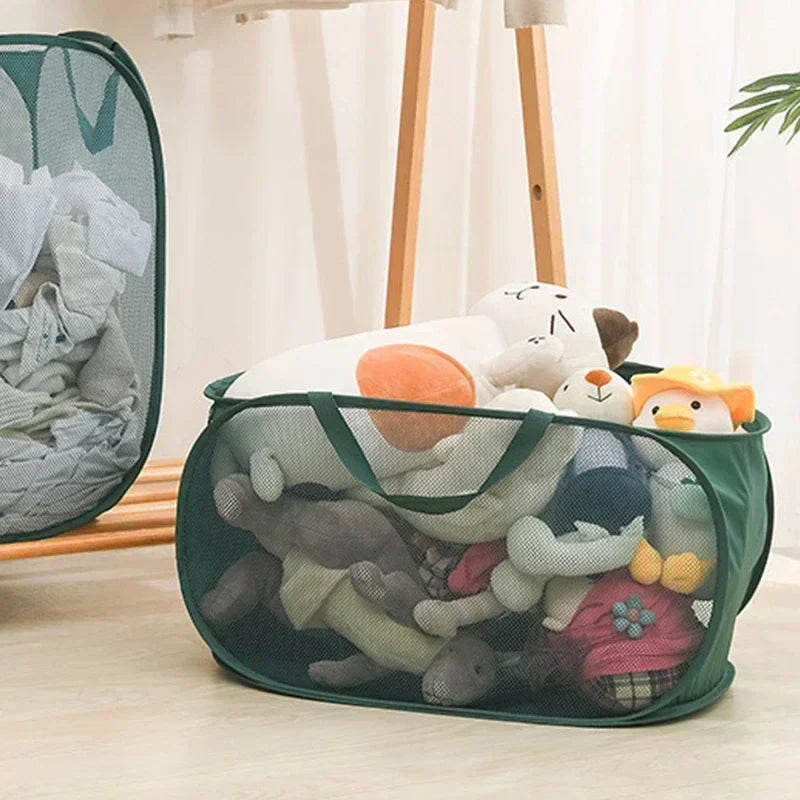 BowLift | Foldixa Laundry Basket | Pop-Up Design & Foldable | With Side Pocket | Single or Double Variant