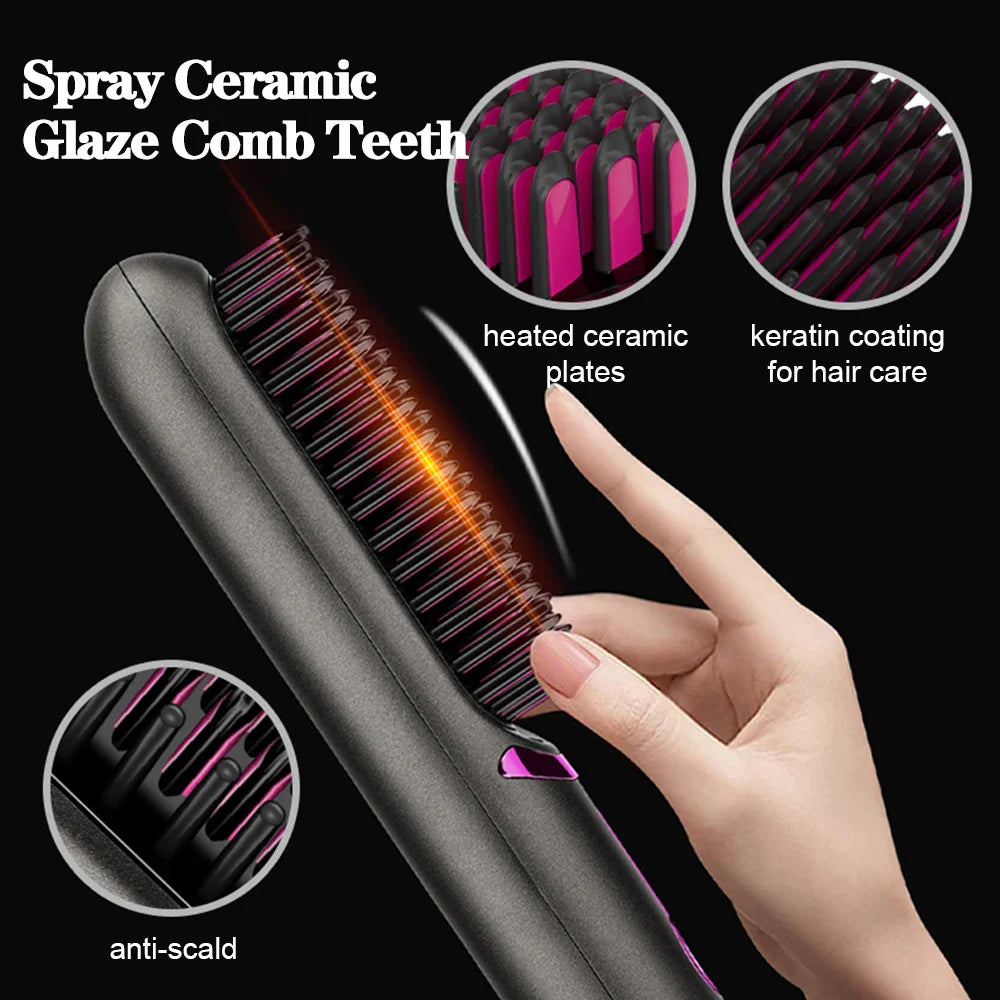 BowLift | Wireless Hair Straightener Comb