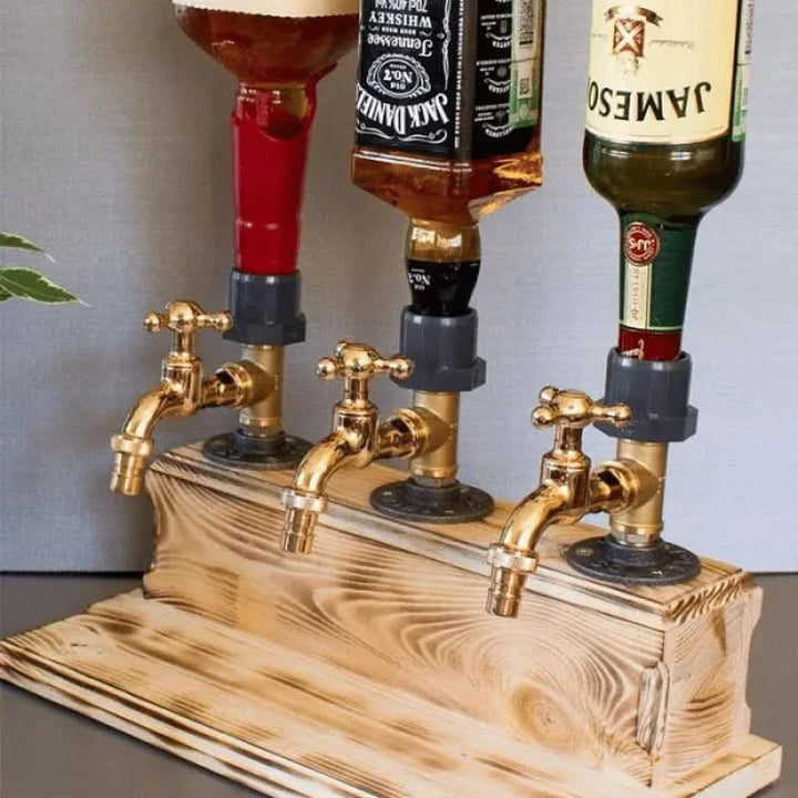 BowLift | Wooden Beverage Dispenser – 5L Drink Server with Tap