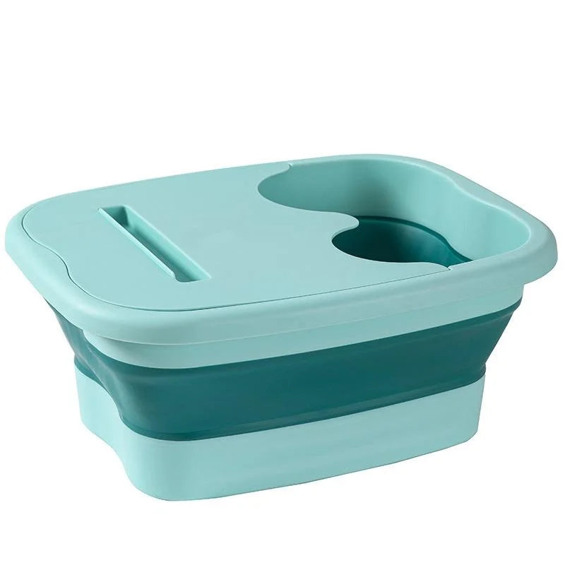 BowLift | Solevia Foldable Foot Bath with Massage Function | Space-saving & sturdy | For foot care, pedicure & relaxation at home